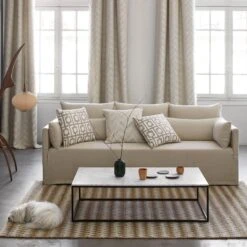 Rideau à Galon Fronceur TOBIAS Ivoire 14 Rideau à Galon Fronceur TOBIAS Ivoire -Maison Linge Magasin rideau a galon fronceur TOBIAS 006933 N1 2