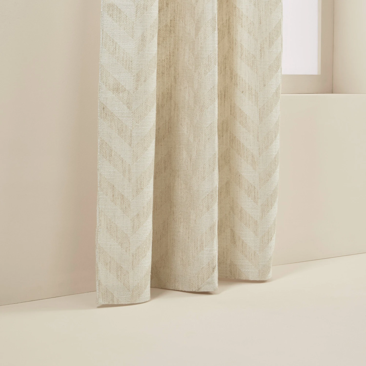 Rideau à Galon Fronceur TOBIAS Ivoire 8 Rideau à Galon Fronceur TOBIAS Ivoire – Image 8