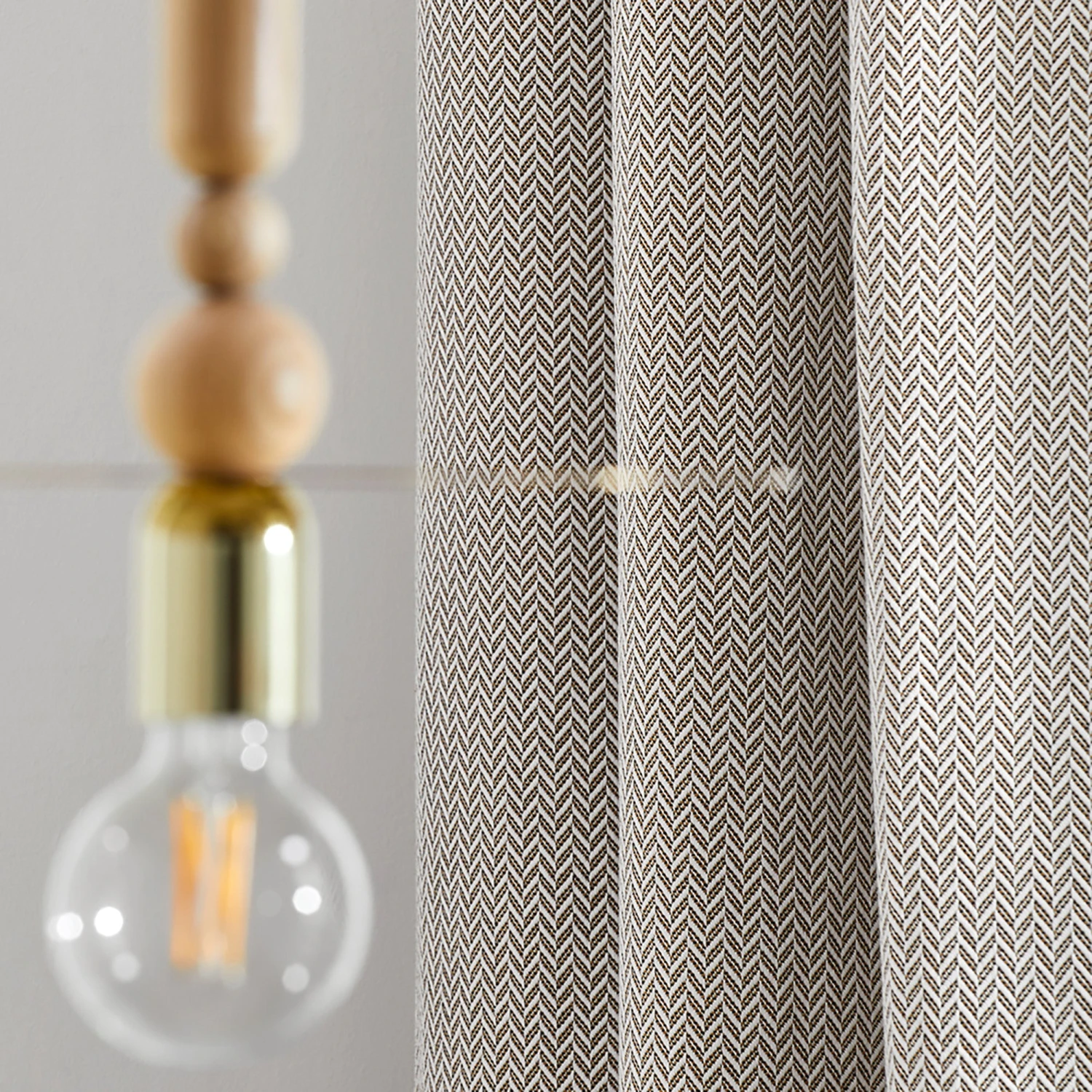 Rideau à Oeillets Dorés ALEJANDRO écru Multicolore 5 Rideau à Oeillets Dorés ALEJANDRO écru Multicolore – Image 5