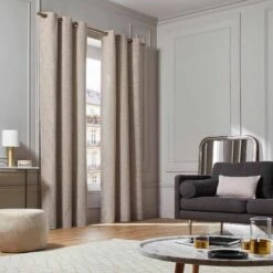 Rideau à Oeillets Dorés ALEJANDRO écru Multicolore 17 Rideau à Oeillets Dorés ALEJANDRO écru Multicolore -Maison Linge Magasin rideau a oeillets dores ALEJANDRO 006366 NZ3 5