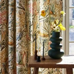 Rideau à Oeillets Dorés AQUARELA Ivoire Et Pastel -Maison Linge Magasin rideau a oeillets dores AQUARELA 008616 NZ5 R1L1 4