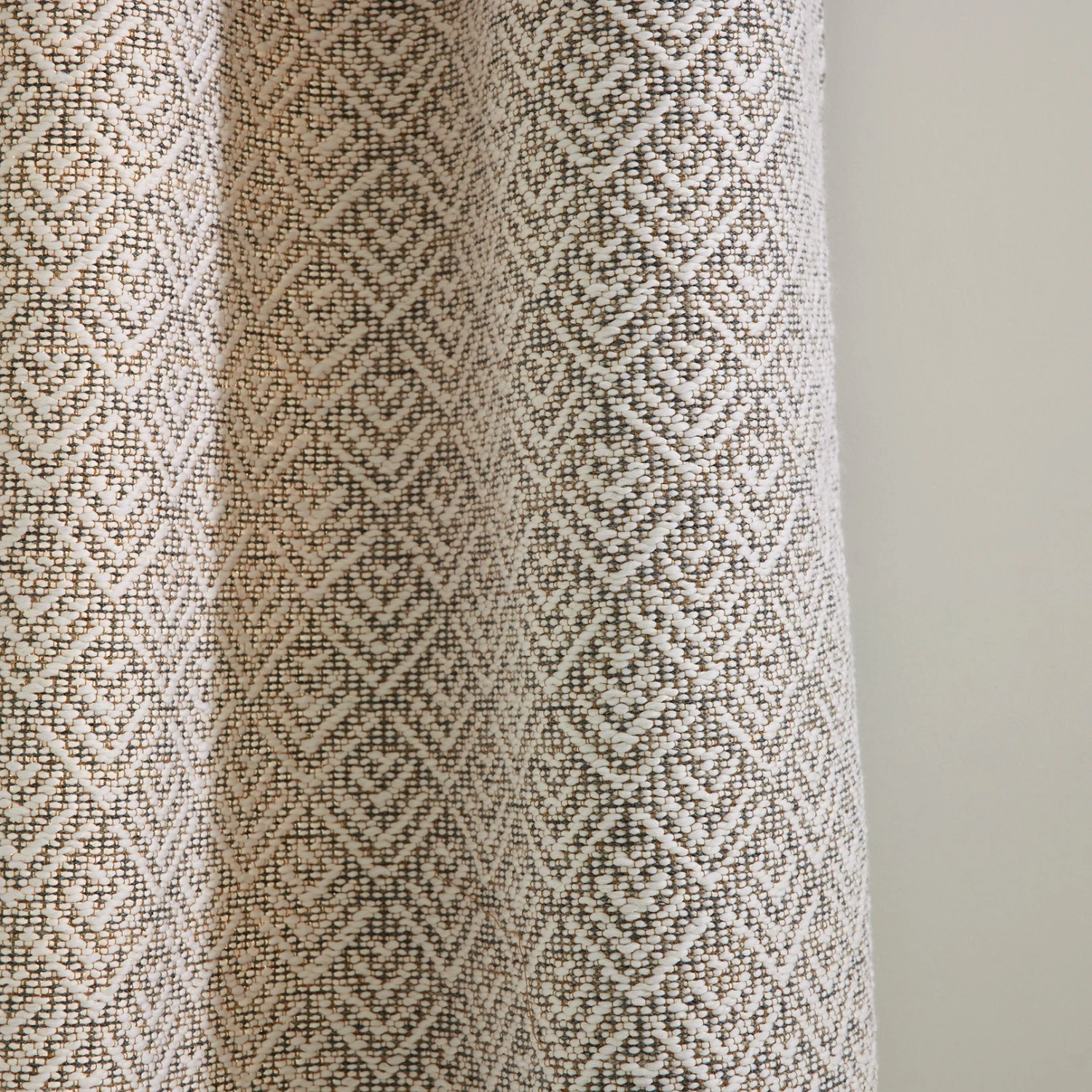 Rideau à Oeillets Dorés EREBUS Ivoire Et Grisé 6 Rideau à Oeillets Dorés EREBUS Ivoire Et Grisé – Image 6