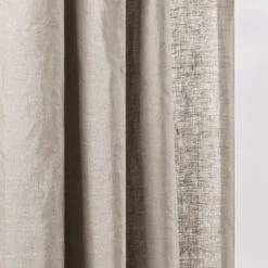 Rideau à Oeillets Noirs CARLINA Ficelle Et Bourdon Noir -Maison Linge Magasin rideau a oeillets noirs CARLINA 006498 N3G 7