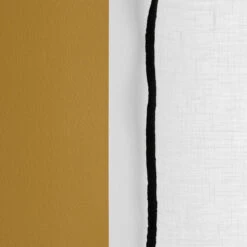 Rideau à Oeillets Noirs CARLINA Blanc Pur Et Bourdon Noir -Maison Linge Magasin rideau a oeillets noirs CARLINA 006498 WG 9