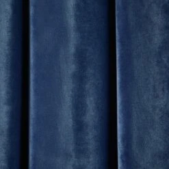 Rideau à Oeillets Noirs DARIO Bleu Nuit Et Bourdon Noir -Maison Linge Magasin rideau a oeillets noirs DARIO 008421 B20G 9