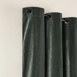 Rideau à Oeillets Noirs DARIO Kaki Grisé Et Bourdon Noir -Maison Linge Magasin rideau a oeillets noirs DARIO 008421 GVG 5