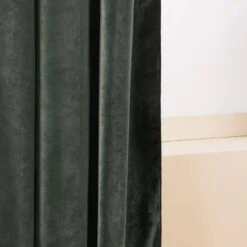 Rideau à Oeillets Noirs DARIO Kaki Grisé Et Bourdon Noir -Maison Linge Magasin rideau a oeillets noirs DARIO 008421 GVG 7