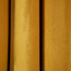 Rideau à Oeillets Noirs DARIO Ocre Et Bourdon Noir -Maison Linge Magasin rideau a oeillets noirs DARIO 008421 J18G 8