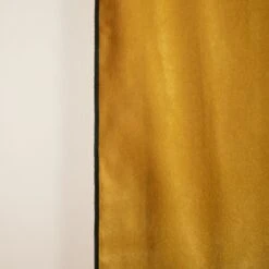 Rideau à Oeillets Noirs DARIO Ocre Et Bourdon Noir -Maison Linge Magasin rideau a oeillets noirs DARIO 008421 J18G 9