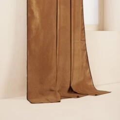 Rideau à Oeillets Noirs DARIO Camel Et Bourdon Noir 14 Rideau à Oeillets Noirs DARIO Camel Et Bourdon Noir -Maison Linge Magasin rideau a oeillets noirs DARIO 008421 M9G 6