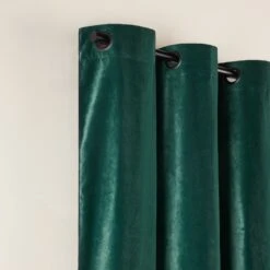 Rideau à Oeillets Noirs DARIO Mélèze Et Bourdon Noir -Maison Linge Magasin rideau a oeillets noirs DARIO 008421 V12G 5