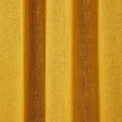 Rideau à Oeillets Noirs NINO Ocre Et Feston Noir -Maison Linge Magasin rideau a oeillets noirs NINO 006467 J18FG 8