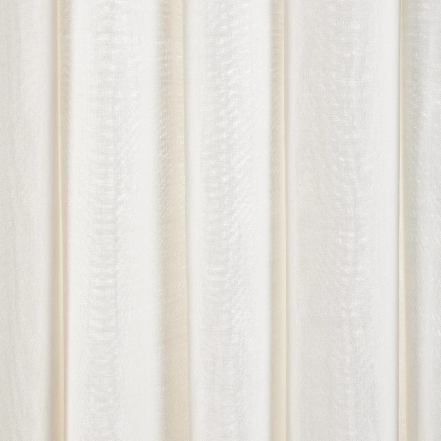 Rideau à Oeillets Argentés AUBIN Blanc Naturel 7 Rideau à Oeillets Argentés AUBIN Blanc Naturel – Image 7