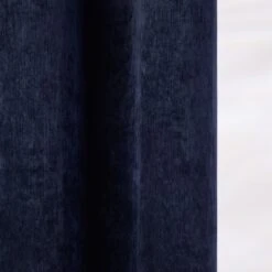 Rideau à Oeillets Argentés BAZYL Bleu Noir -Maison Linge Magasin rideau a oeillets BAZYL 008277 B20 7