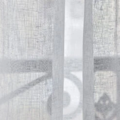 Rideau à Oeillets Argentés BELLAVISTA Blanc 18 Rideau à Oeillets Argentés BELLAVISTA Blanc -Maison Linge Magasin rideau a oeillets BELLAVISTA 006870 W 7