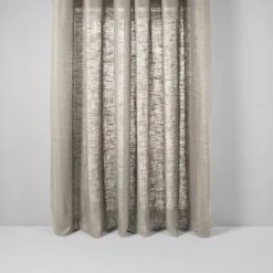Rideau à Oeillets Argentés BELLAVISTA Chataigne -Maison Linge Magasin rideau a oeillets BELLAVISTA 006871 N6 6