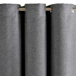 Rideau à Oeillets Argentés COCONUT Plomb -Maison Linge Magasin rideau a oeillets COCONUT 003512 G8 6