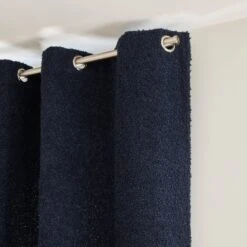 Rideau à Oeillets Argentés LEONARD Bleu Crépusculaire 11 Rideau à Oeillets Argentés LEONARD Bleu Crépusculaire -Maison Linge Magasin rideau a oeillets LEONARD 008085 B20 2