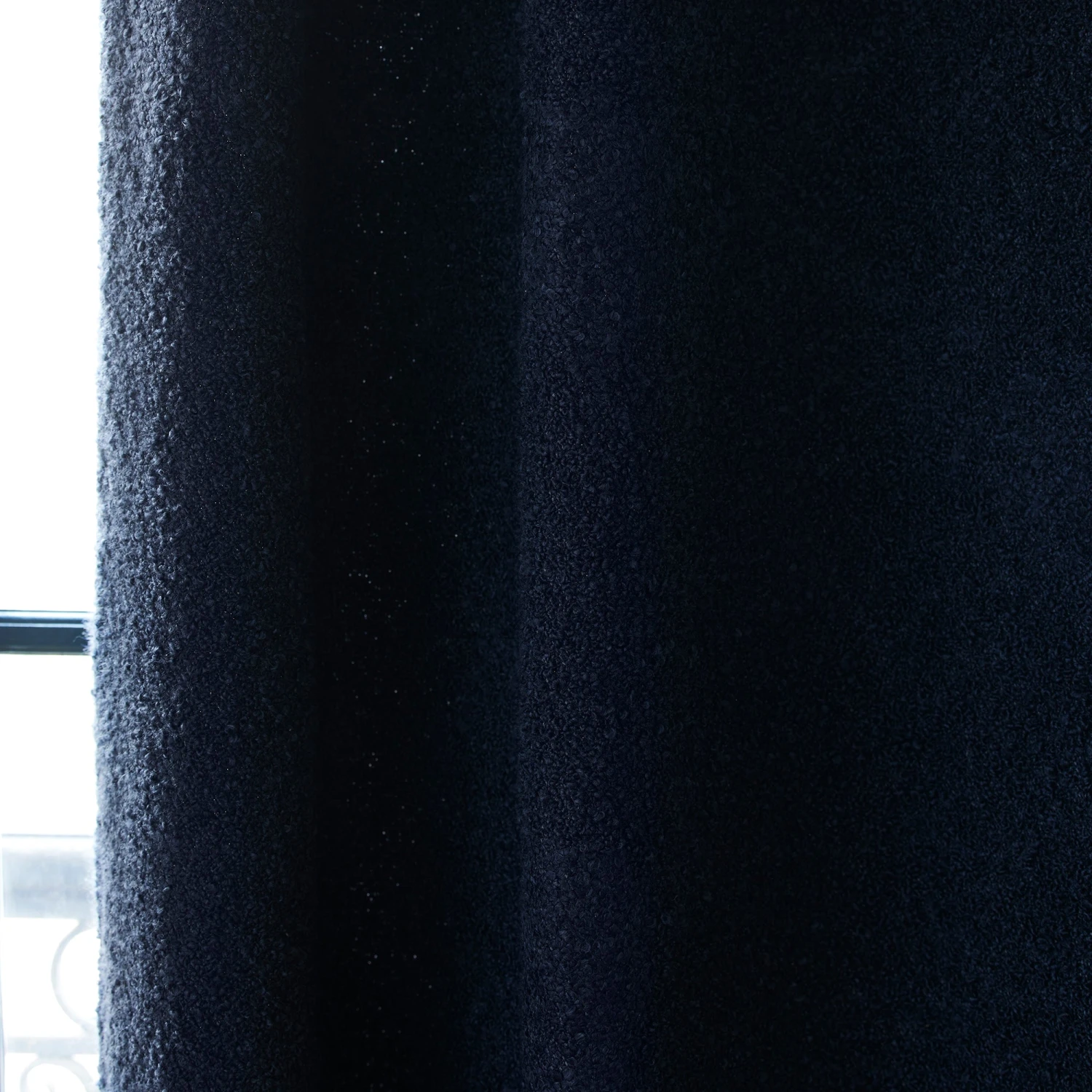 Rideau à Oeillets Argentés LEONARD Bleu Crépusculaire 7 Rideau à Oeillets Argentés LEONARD Bleu Crépusculaire – Image 7