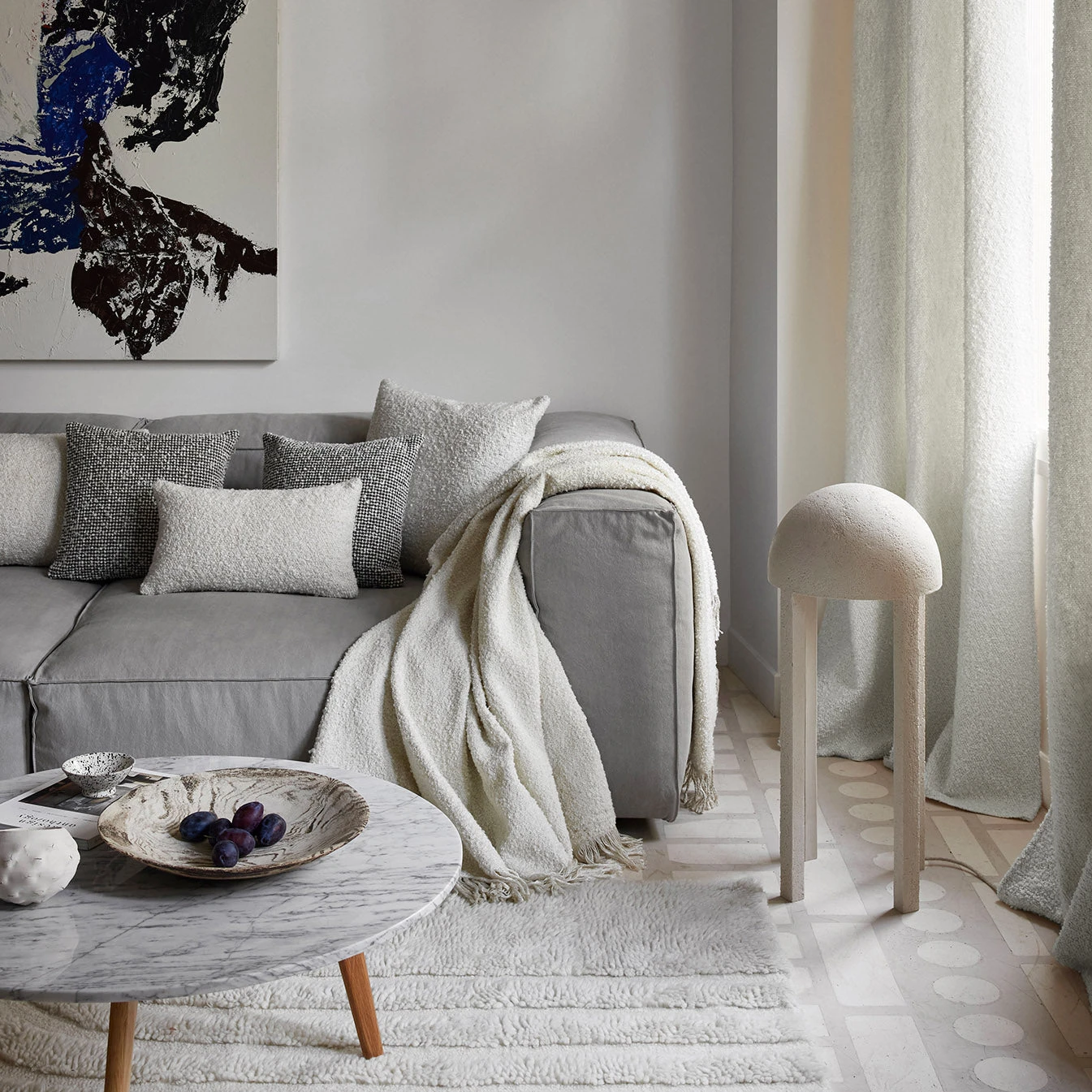 Rideau à Oeillets Argentés LEONARD Ivoire 4 Rideau à Oeillets Argentés LEONARD Ivoire – Image 4