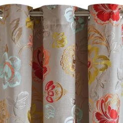 Rideau à Oeillets Argentés MAGELLAN Cendré -Maison Linge Magasin rideau a oeillets MAGELLAN 001831 NZ4 6