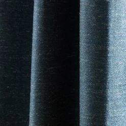 Rideau à Oeillets Argentés ORSSO Pétrole Chiné -Maison Linge Magasin rideau a oeillets ORSSO 008214 B 4