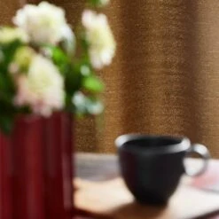 Rideau à Oeillets Argentés ORSSO Alezan -Maison Linge Magasin rideau a oeillets ORSSO 008214 M 10