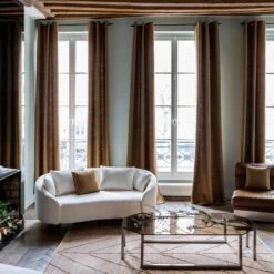 Rideau à Oeillets Argentés ORSSO Alezan -Maison Linge Magasin rideau a oeillets ORSSO 008214 M 4