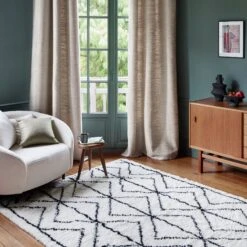 Rideau à Oeillets Argentés ORSSO Calcaire -Maison Linge Magasin rideau a oeillets ORSSO 008214 N2 9