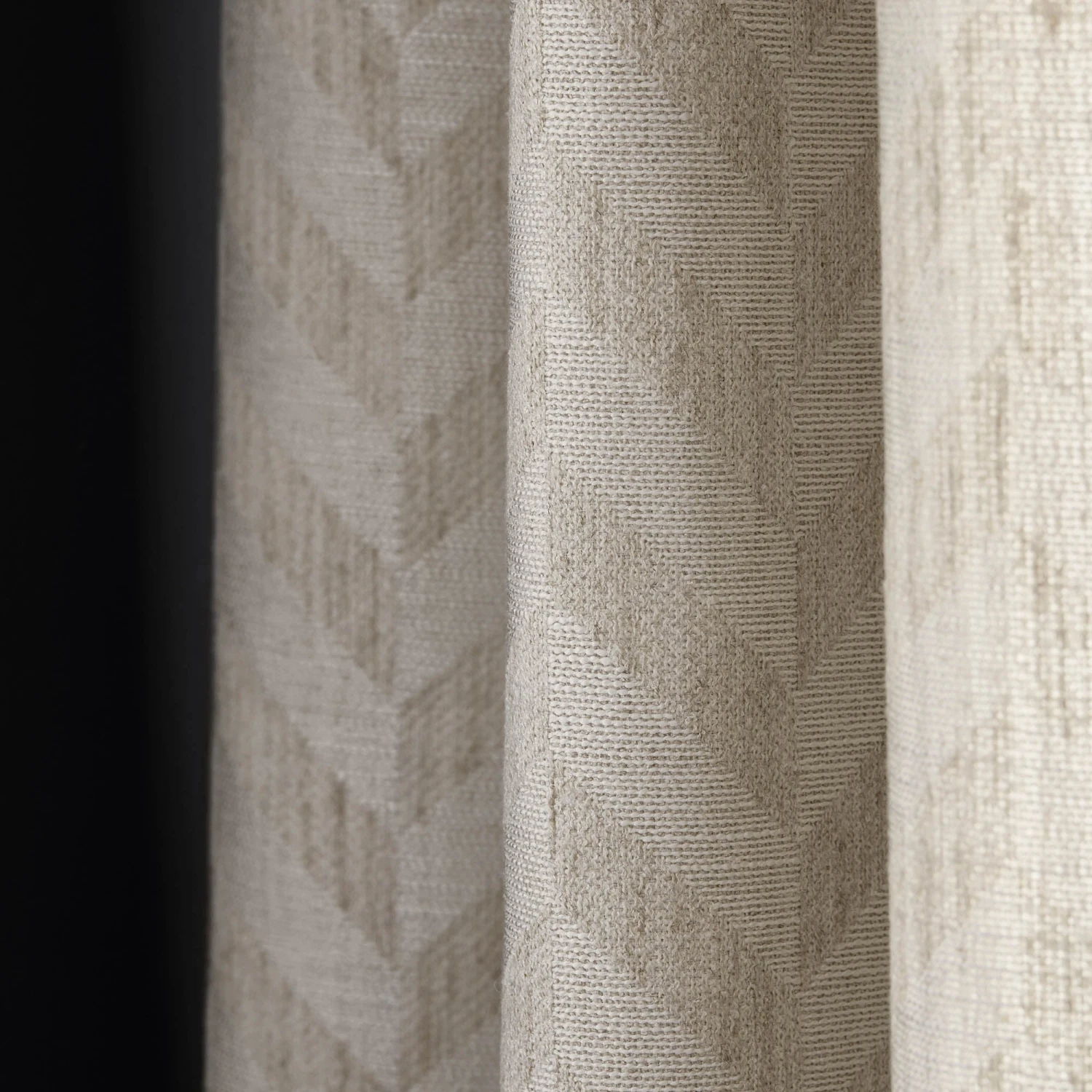 Rideau à Oeillets Argentés TOBIAS Ivoire 11 Rideau à Oeillets Argentés TOBIAS Ivoire – Image 11