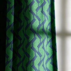 Rideau à Passants RAFFY Pétrole Et Vert -Maison Linge Magasin rideau a passants RAFFY 009071 BV 4