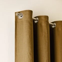 Rideau Oeillets Doublé Occultant CARLINA Bronze -Maison Linge Magasin rideau oeillets double occultant CARLINA 006200 M8 5