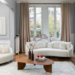 Rideau Oeillets Doublé Occultant COCONUT Osier