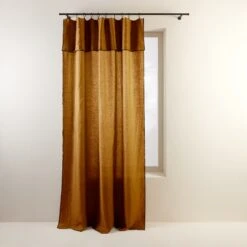 Rideau Panneau CARLINA Bronze Et Bourdon Noir -Maison Linge Magasin rideau panneau CARLINA 006409 M8G 4