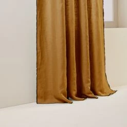 Rideau Panneau CARLINA Bronze Et Bourdon Noir -Maison Linge Magasin rideau panneau CARLINA 006409 M8G 6