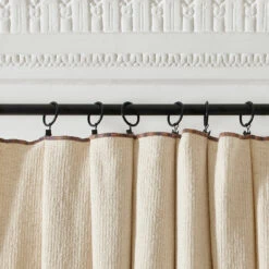 Rideau Panneau GHABY Naturel Et Bourdon En Dégradé -Maison Linge Magasin rideau panneau GHABY 008906 N3 2