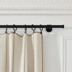 Rideau Panneau TOINON Naturel Et Bourdon Taupe -Maison Linge Magasin rideau panneau TOINON 008909 N2 2