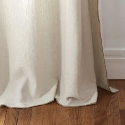 Rideau Panneau TOINON Naturel Et Bourdon Taupe -Maison Linge Magasin rideau panneau TOINON 008909 N2 3