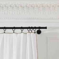 Rideau Panneau TOINON Blanc Et Bourdon Naturel 10 Rideau Panneau TOINON Blanc Et Bourdon Naturel -Maison Linge Magasin rideau panneau TOINON 008909 WN 2