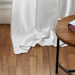 Rideau Panneau TOINON Blanc Et Bourdon Naturel 11 Rideau Panneau TOINON Blanc Et Bourdon Naturel -Maison Linge Magasin rideau panneau TOINON 008909 WN 3