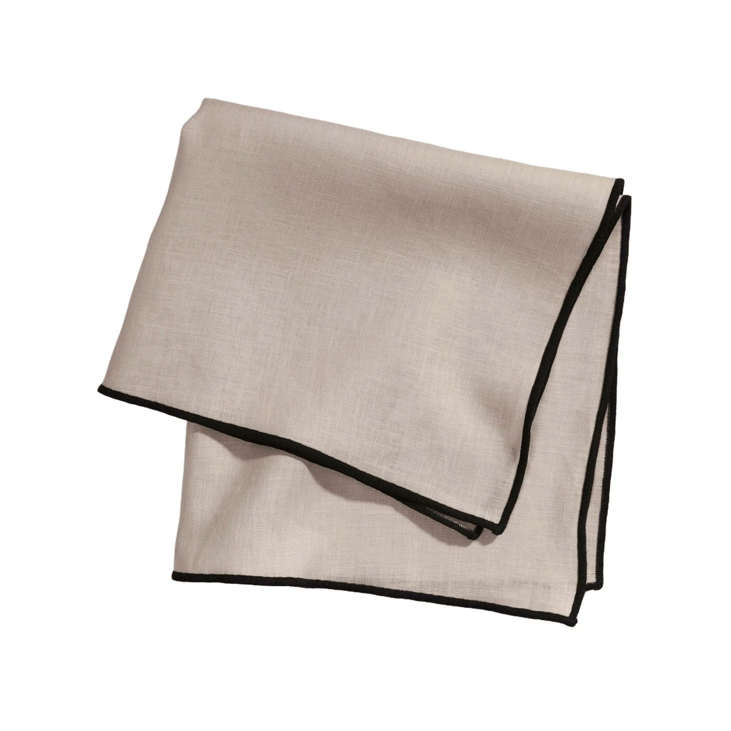 Serviette De Table CARLINA Ficelle Et Bourdon Noir 8 Serviette De Table CARLINA Ficelle Et Bourdon Noir – Image 8