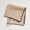 Serviette De Table CARLINA Sable Et Bourdon Noir
