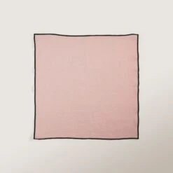 Serviette De Table CARLINA Rose Poudré Et Bourdon Noir -Maison Linge Magasin serviette de table CARLINA 006405 RG 5