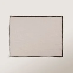 Set De Table CARLINA Ficelle Et Bourdon Noir -Maison Linge Magasin set de table CARLINA 006406 N3G 4