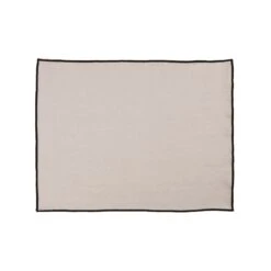 Set De Table CARLINA Ficelle Et Bourdon Noir -Maison Linge Magasin set de table CARLINA 006406 N3G packshot