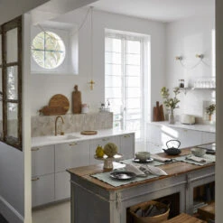 Set De Table CARLINA Tilleul Et Bourdon Noir -Maison Linge Magasin set de table CARLINA 006406 V2G 2