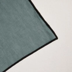 Set De Table CARLINA Vert De Gris Et Bourdon Noir -Maison Linge Magasin set de table CARLINA 006406 V4G 5