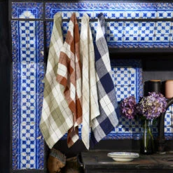 Set De Table GREGORY Naturel Et Blanc Cassé -Maison Linge Magasin set de table GREGORY 007685 WN 1