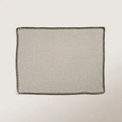 Set De Table NINO Ficelle Et Feston Noir 6 Set De Table NINO Ficelle Et Feston Noir -Maison Linge Magasin set de table NINO 007351 N4FG 4