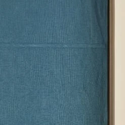 Store Bateau Occultant CARLINA Pétrole Et Bourdon Noir -Maison Linge Magasin store bateau occultant CARLINA 007339 BVG 6